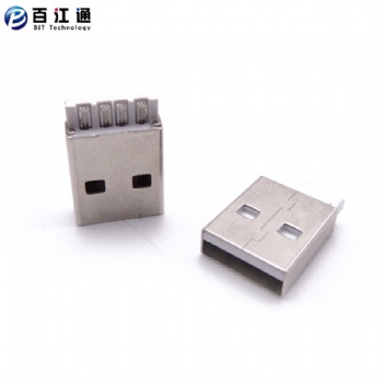 USB2.0短體公頭/USB2.0焊線式公頭