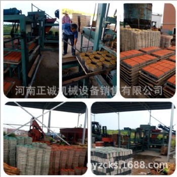 辦小型海綿磚廠 用正誠機械5-15城市海綿磚機 全自動生態(tài)吸水磚機