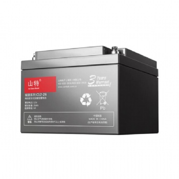 山特（SANTAK）C12-26 山特UPS電源電池免維護鉛酸蓄電池 山特城堡電池