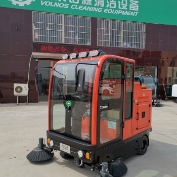 封閉式座駕掃地機市政環(huán)衛(wèi)道路清掃車廠區(qū)