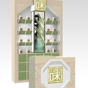 濟南化妝品展柜，美妝展示柜，彩妝展臺展柜設計制作