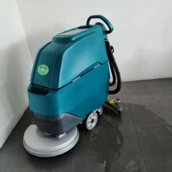 手推式自動洗地機商用工業(yè)拖地機工廠車間商場電動擦地機機