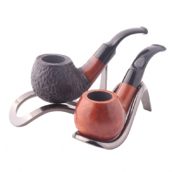 經(jīng)典石楠木手工煙斗 彎式9MM芯過(guò)濾掌心煙斗現(xiàn)貨可代發(fā) 煙具批發(fā)