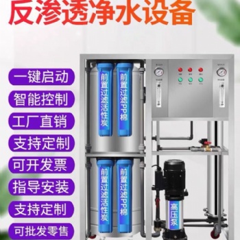 大型純凈水機工業水處理純凈水過濾器去離子水廠軟化ro反滲透設備