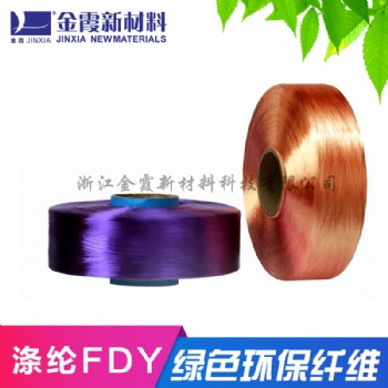 滌綸有色長絲FDY150D/96F高F色絲