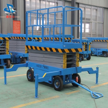 移動剪叉式升降機 液壓升降平臺 高空作業(yè)車 可以定制