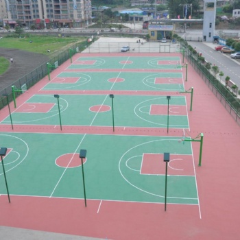 貴州黔西南13mm塑膠跑道價(jià)格多少學(xué)校運(yùn)動場塑膠材料工程造價(jià)