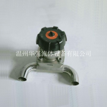 不銹鋼U型隔膜閥 氣動隔膜閥 衛(wèi)生級三通隔膜閥