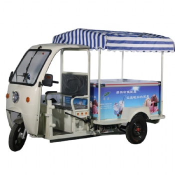 綠科直流冷凍冷藏保溫三輪運輸售賣車