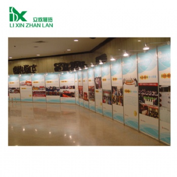 八棱柱書畫展板 海報(bào)廣告架 企業(yè)宣傳攝影作品展板 廠家