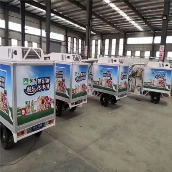 綠科商用電動三輪車小型保溫冷藏車生鮮蔬果冷鏈車低溫配送運(yùn)輸車