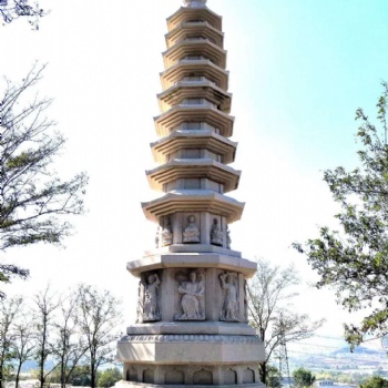 現(xiàn)貨石塔 大型石雕塔加工 花崗巖石塔
