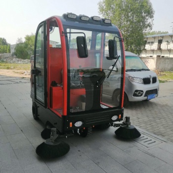 駕駛式掃地車 物業小區雙吸塵掃地機 電瓶工廠車間電動掃地車