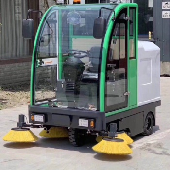 大型全封閉掃地機(jī)室外園區(qū)清掃車工業(yè)級(jí)大功率吸塵車
