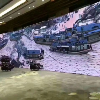 3D動態版清明上河圖出租全息國寶上河圖一手資源租賃