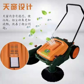 廠家工業掃地機無動力手推式清掃車地下室物業粉塵清掃機