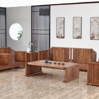 仿古中式家居實木沙發(fā)