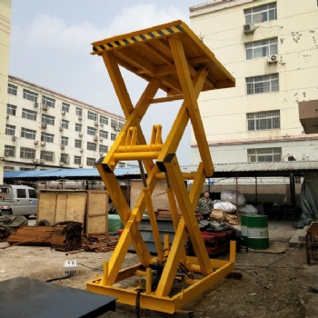 固定剪叉式升降機車載裝卸平臺移動卸豬臺養殖場電動液壓貨梯