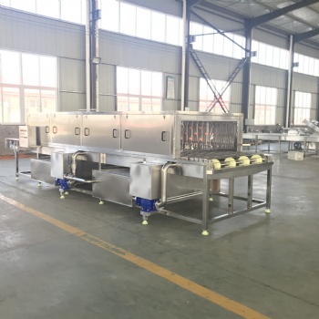 塑料周轉筐清洗機 全自動肉類塑料膠筐清洗機 黃色**垃圾筐清洗機