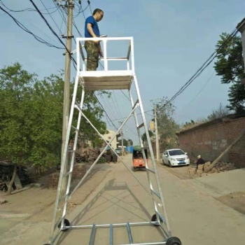 鋁合金梯車（注意工作臺尺寸