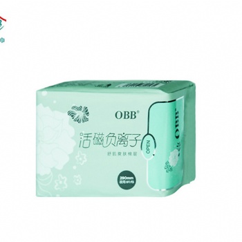 OBB負(fù)離子衛(wèi)生巾 愛(ài)由芯生 為愛(ài)加分