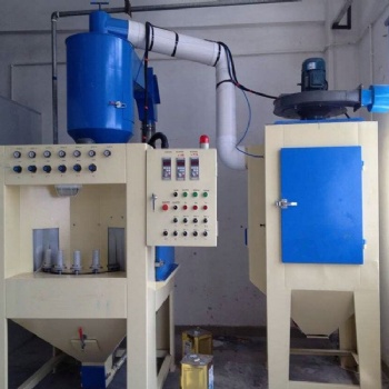 自動轉盤噴砂機 圓體瓶類噴砂機 連續式轉盤自動噴砂機 干式環保噴砂機廠家全國