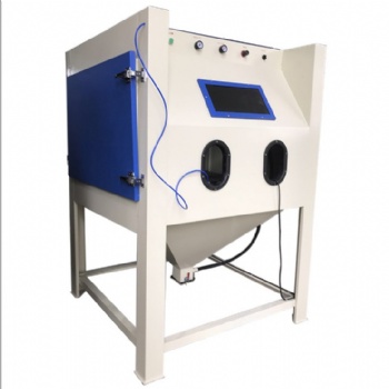 玻璃鋁鋼板模具手動噴砂機轉盤噴沙機亞克力陶瓷水晶噴丸設備
