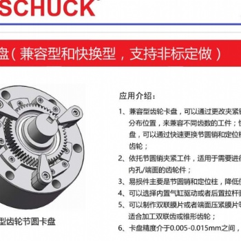 代理BOSSCHUCK齒輪卡盤原裝進(jìn)口，售后服務(wù)