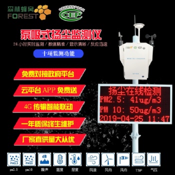 泵吸式揚塵在線監測系統 工地揚塵監測 pm2.5pm10噪聲監測