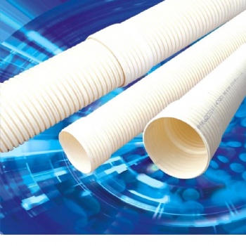 廠家PVC-U雙壁波紋管110-500規格齊全