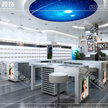廈門升典裝飾 眼鏡店展柜設(shè)計，專業(yè)做眼鏡店裝修