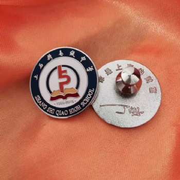金屬徽章定制 鋅合金仿琺瑯徽章 金屬胸章胸牌烤漆紀念校徽定做銅徽章