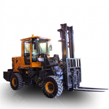 座駕式貨物裝卸搬運(yùn)車 升降推高叉貨車 建筑工程用越野叉車
