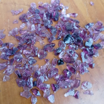 景觀裝飾水磨石用玻璃砂彩色玻璃塊