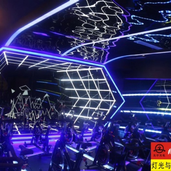動(dòng)感單車房燈光廠家 單車房聲控?zé)艄?健身房智能燈光廠家