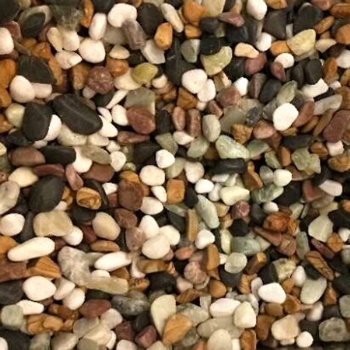 廠家供應五彩石子 水洗石碎石 裝飾盆景魚缸玉石