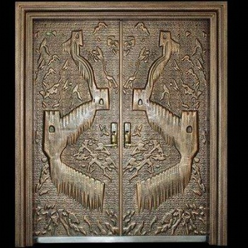 安徽小區(qū)別墅門(mén) 別墅鑄鋁門(mén)高端大氣設(shè)計(jì) 工廠