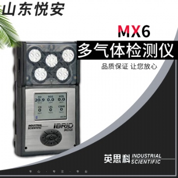美國英思科MX6 便攜式 復(fù)合式六合一氣體濃度檢測儀 可檢18種氣體
