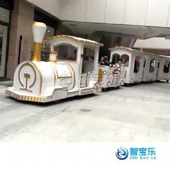 新型游樂設備兒童親子戶外觀光無軌小火車復古式吸引人游樂設施