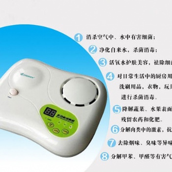 負離子臭氧發生器除臭消毒機攜空氣凈化器甲醛生活家電oem