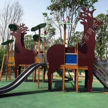 木質(zhì)滑梯幼兒園戶外 兒童動物造型滑梯廠家 戶外農(nóng)場拓展攀爬架