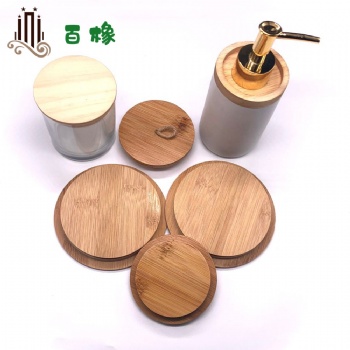 廠家 玻璃瓶蓋 玻璃杯竹蓋 密封罐竹木蓋 竹木杯蓋可定制