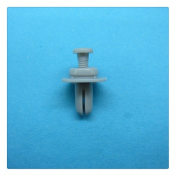 黑色花狀穿芯釘卡扣 推進(jìn)式閉口塑料鉚釘卡扣 直徑6mm