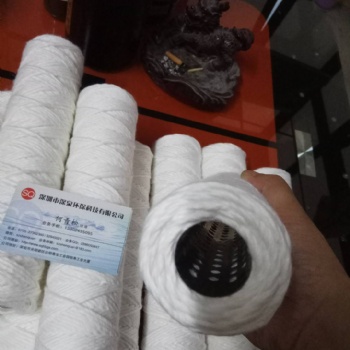 耐高溫脫脂棉線繞濾芯 不銹鋼耐腐蝕脫脂棉芯 10寸清洗機過濾芯