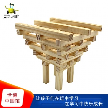 世博中國館 小學生DIY創意木質手工科技小制作科學發明材料玩具