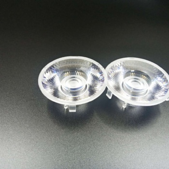 60*24.3 LED燈具透鏡15度平柱子噴砂透鏡配置210光源廠家