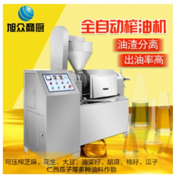 商用智能榨油機花生芝麻油 冷熱雙用全自動立式榨油機