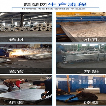 新型全鋼建筑爬架網鍍鋅板材質防火通風
