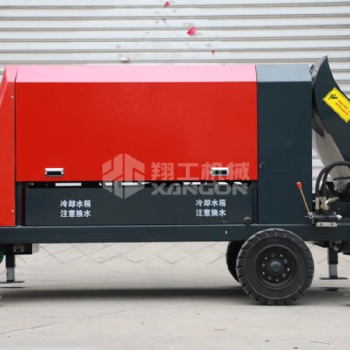 浙江杭州30kw樓層用混凝土泵車 混泥土泵的輸送泵 帶攪拌混凝土輸送泵廠家