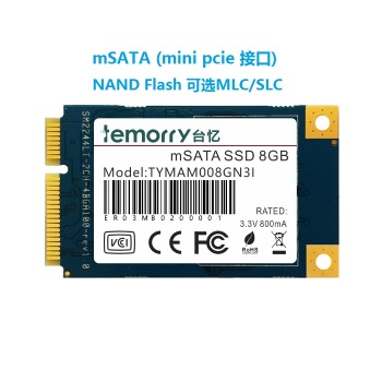 工業(yè)級存儲mSATA 8GB SLC SSD固態(tài)硬盤